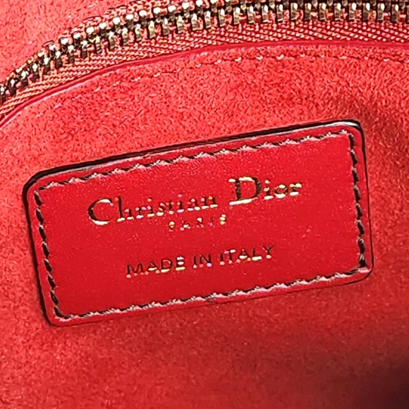 Mini Lambskin Cannage Studded Supple Lady Dior Satchel in full inclusion and COA - Picture 14 of 16